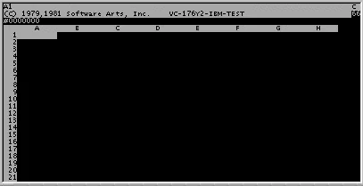 Visual for this record: VisiCalc paired a visible grid with instant recalculation